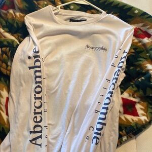 Abercrombie White Long Sleeve Shirt